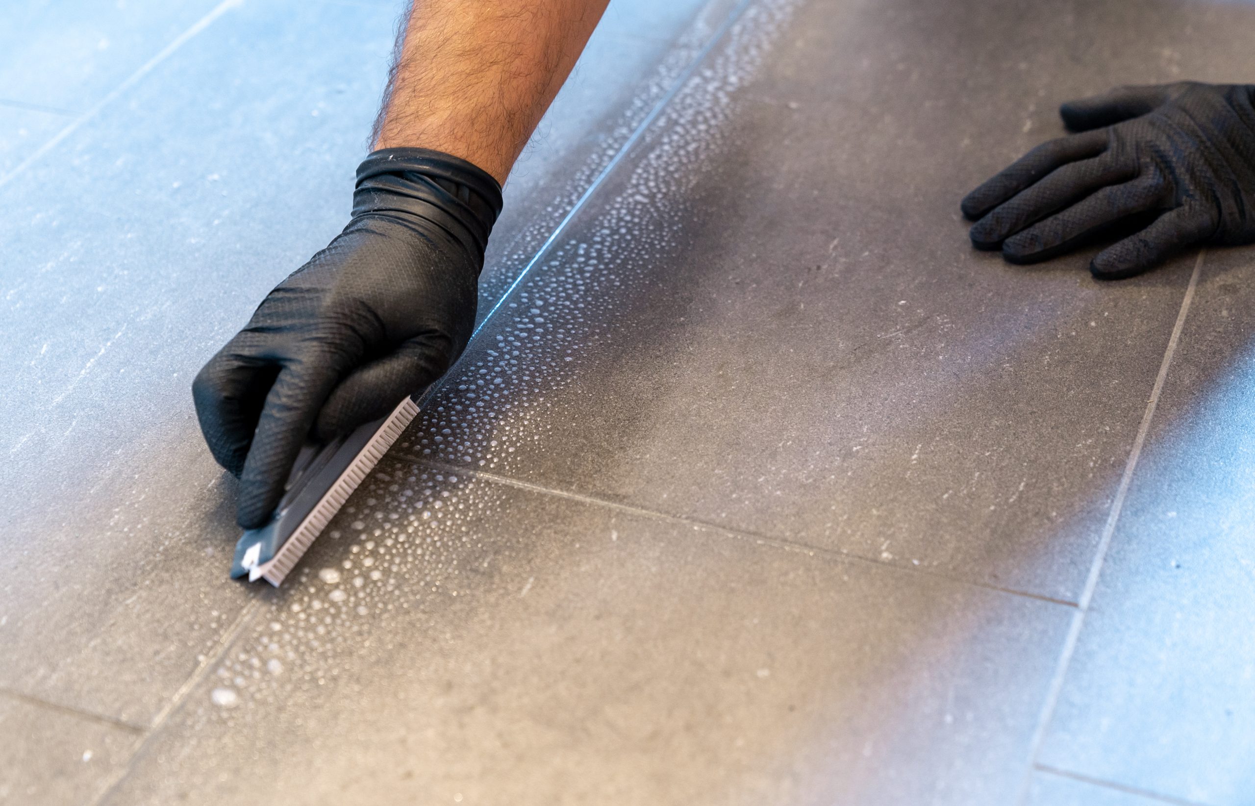 How to Clean Tile Grout on Floors with Blue Steam Cleaning