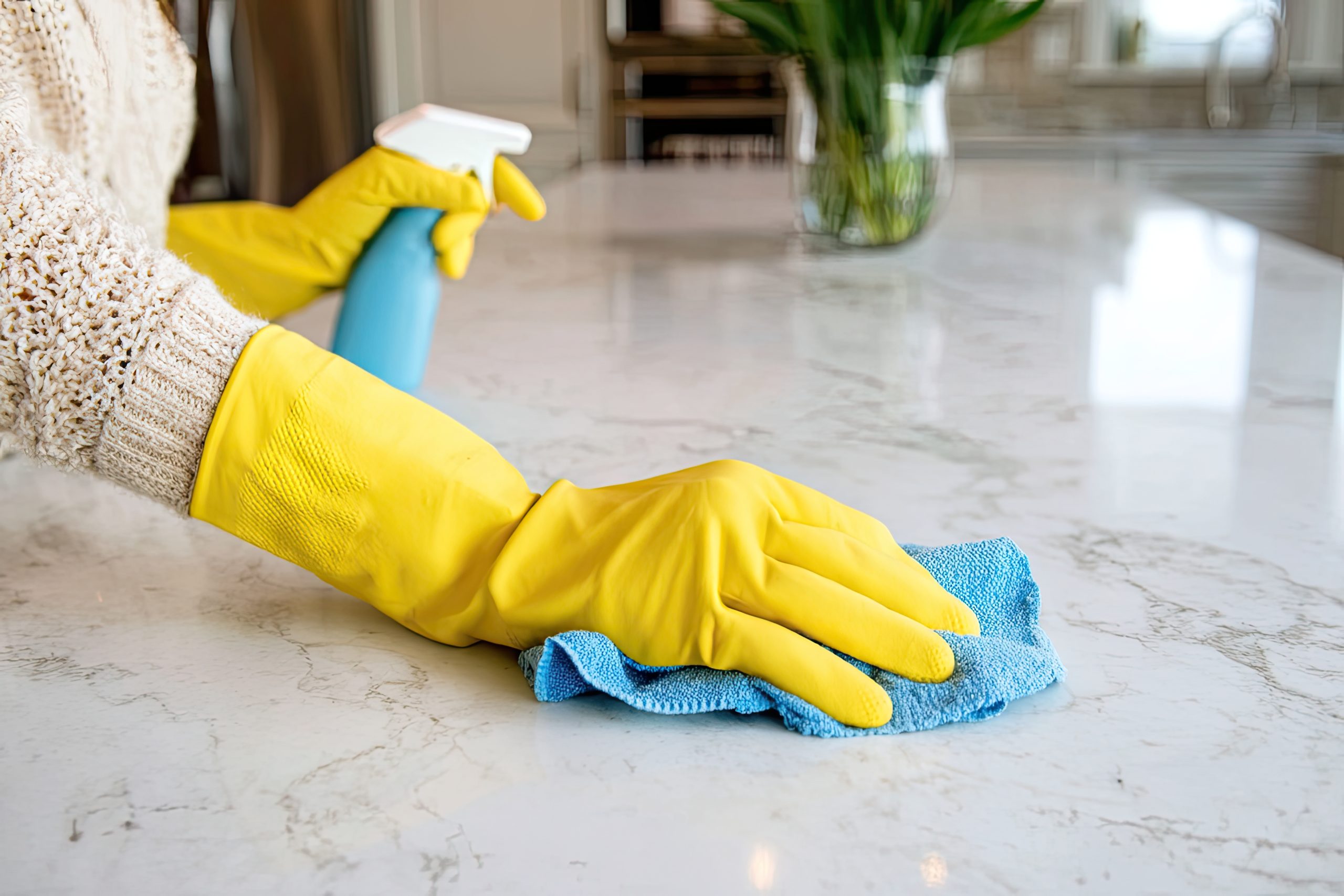 Marble Care for Kitchens and Bathrooms: Protecting High-Use Areas